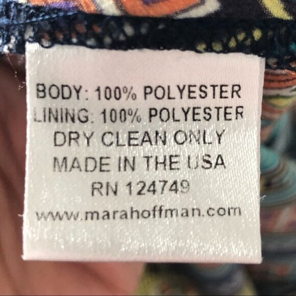 Mara Hoffman Lightweight  Bold Pattern Pants Size 4 - Picture 7 of 9
